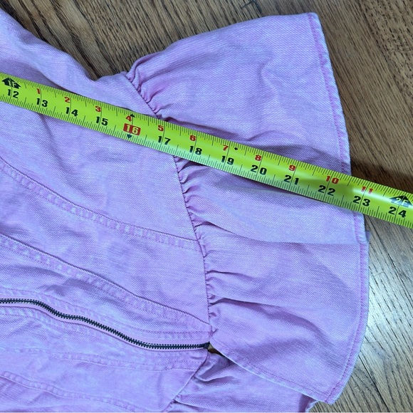 Future Collective | Pink Denim Corset Sleeveless Top Limited Edition Size L - Picture 13 of 13